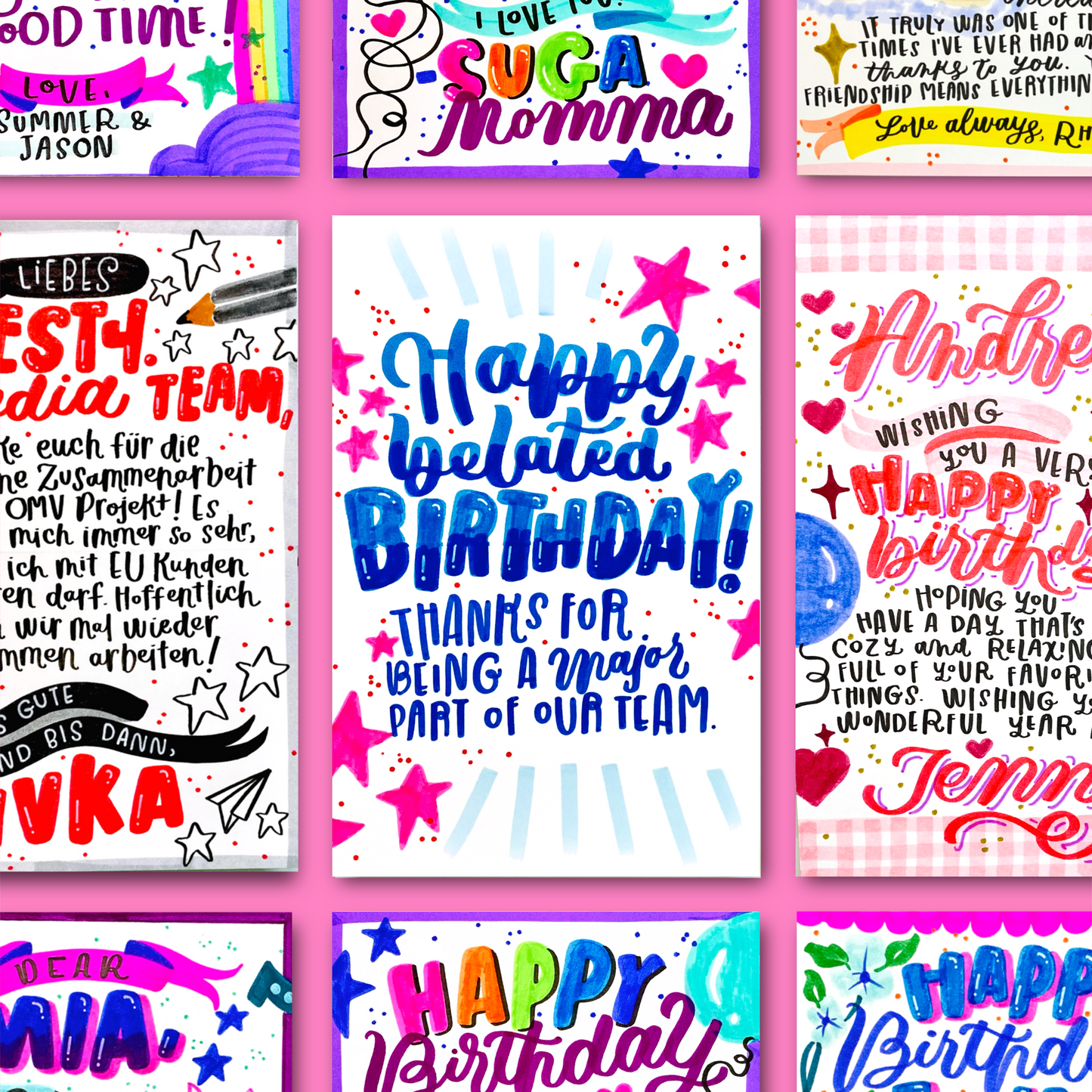 Caramel Apple Friends Card