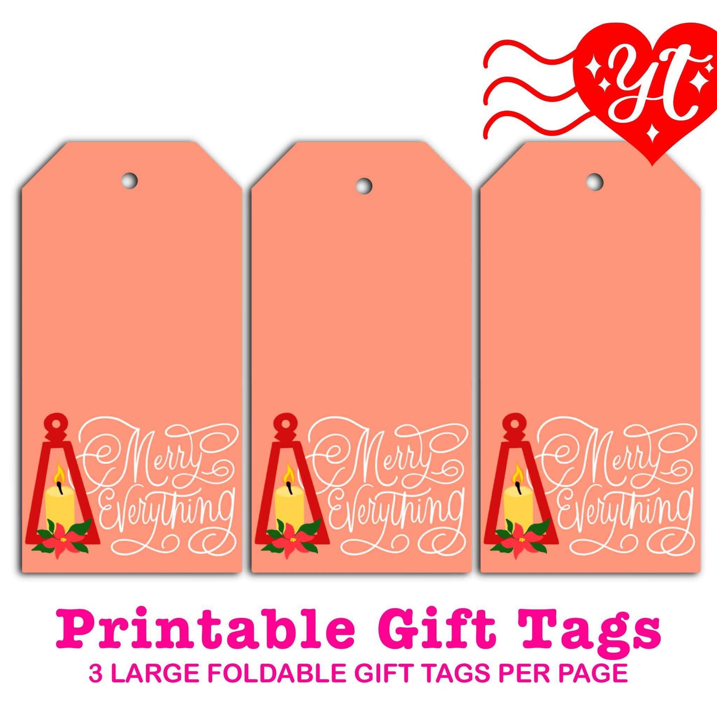 Merry Everything Printable Gift Tags