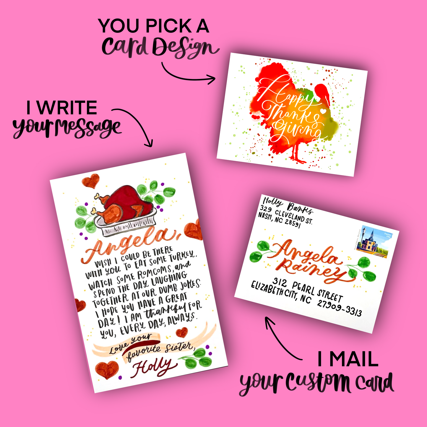 A Big Thanks Veggie Card
