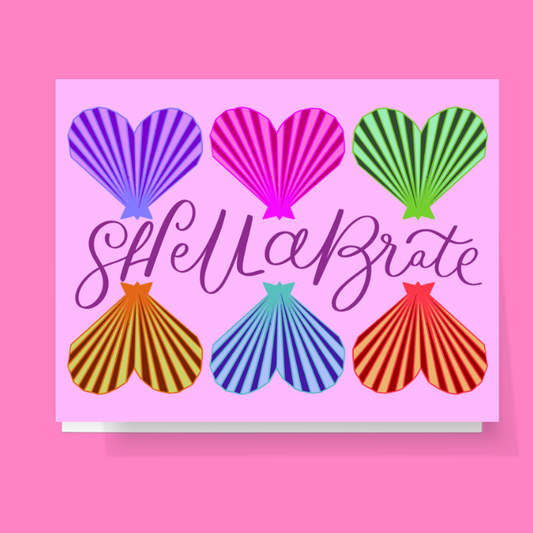 Shellabrate Heart Shell Card