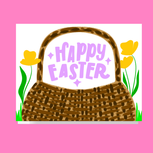 Happy Easter Basket Card