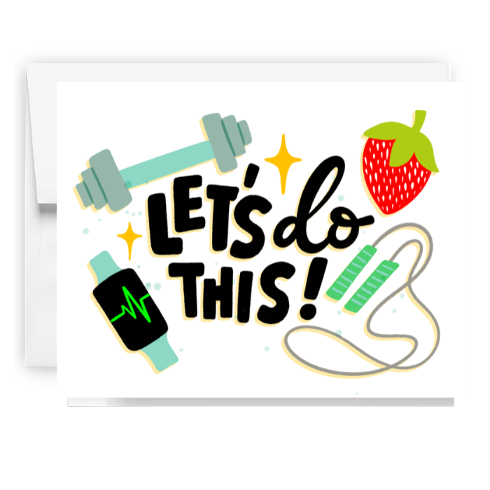 Lets Do This Fitness Card