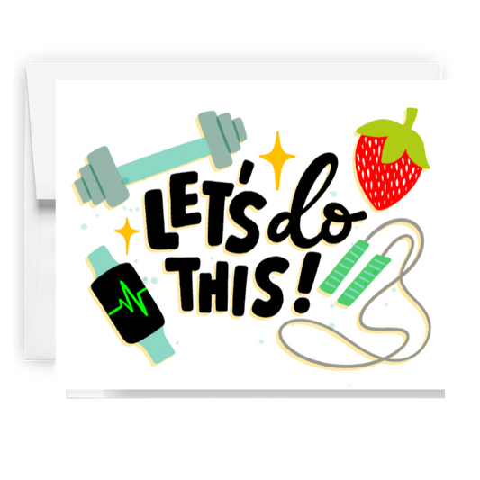 Lets Do This Fitness Card