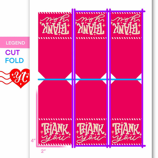 Airmail Thank You Printable Gift Tags
