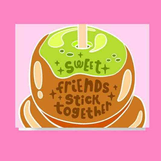 Caramel Apple Friends Card