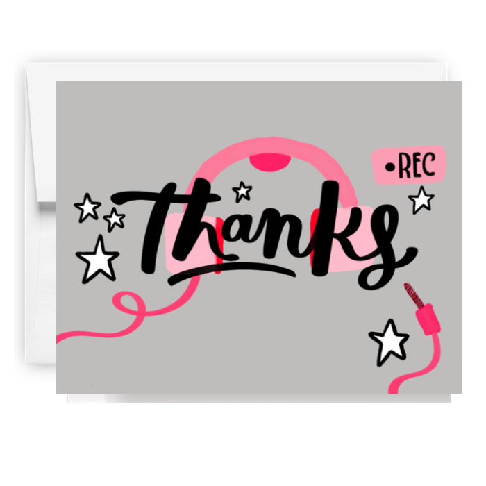 Thanks Podcast Card