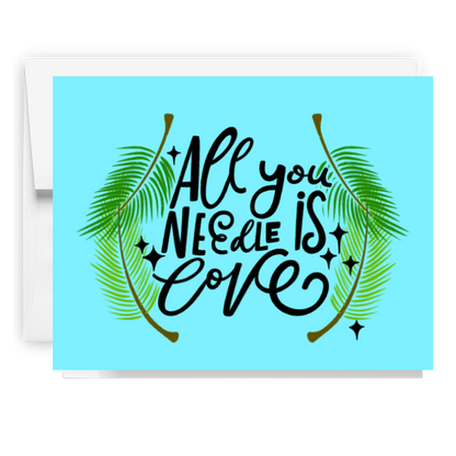All You Needle Is Love Winter Card