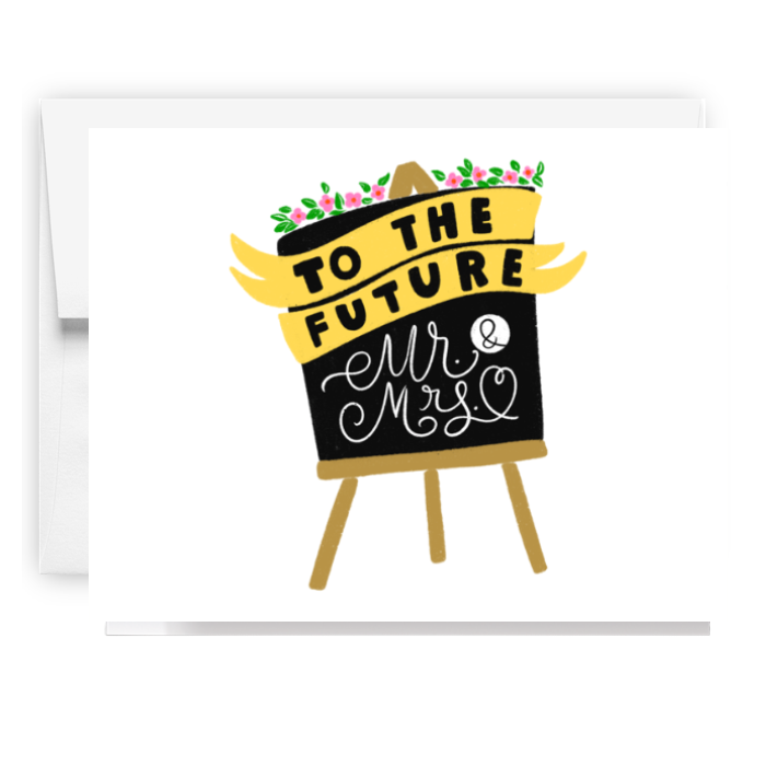 To The Future Mr & Mrs Card