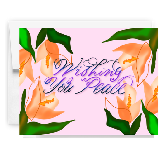Wishing You Peace Sympathy Card