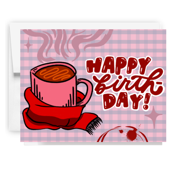 Happy Birthday Mug Card