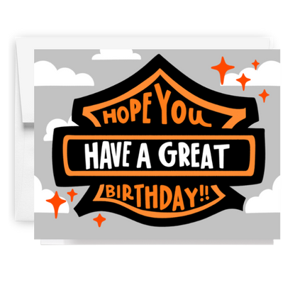 Birthday Motorcycle Card