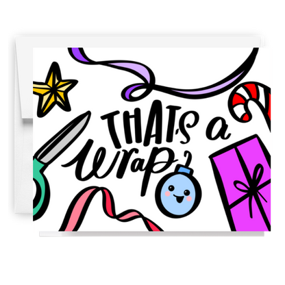 Thats A Wrap Holiday Card