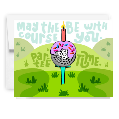 Par Tee Time Golf Card