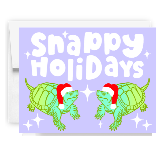 Snappy Holidays Turtle Card