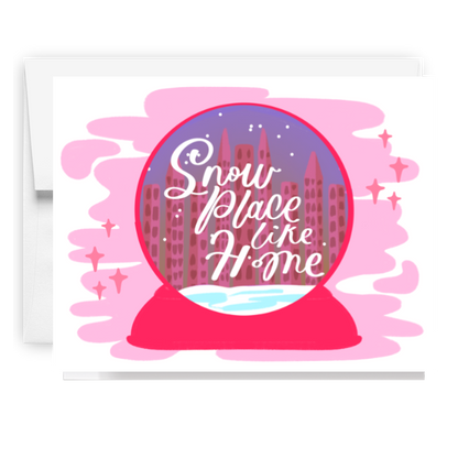 Snow Place Like Home Globe Card