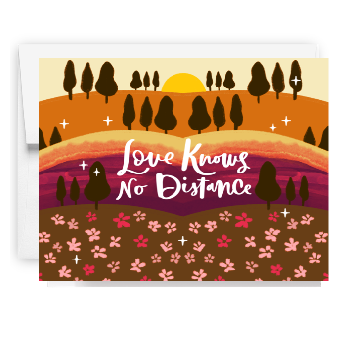 Love Knows No Distance Card