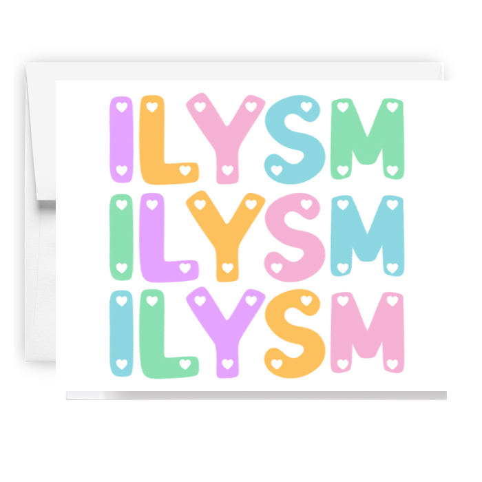 ILYSM Card