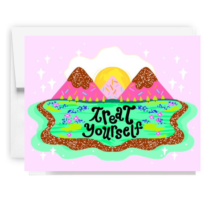 Treat Yourself Scenery Card
