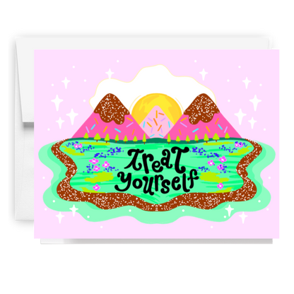 Treat Yourself Scenery Card