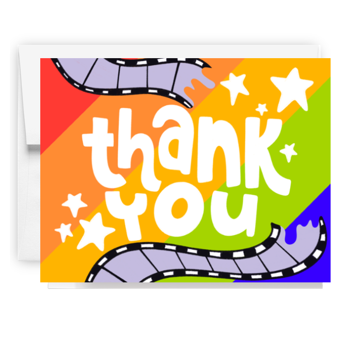 Thank You Picture Film Card