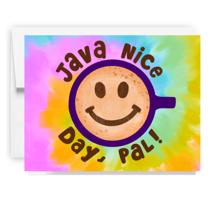 Java Nice Day Pal Coffee Card