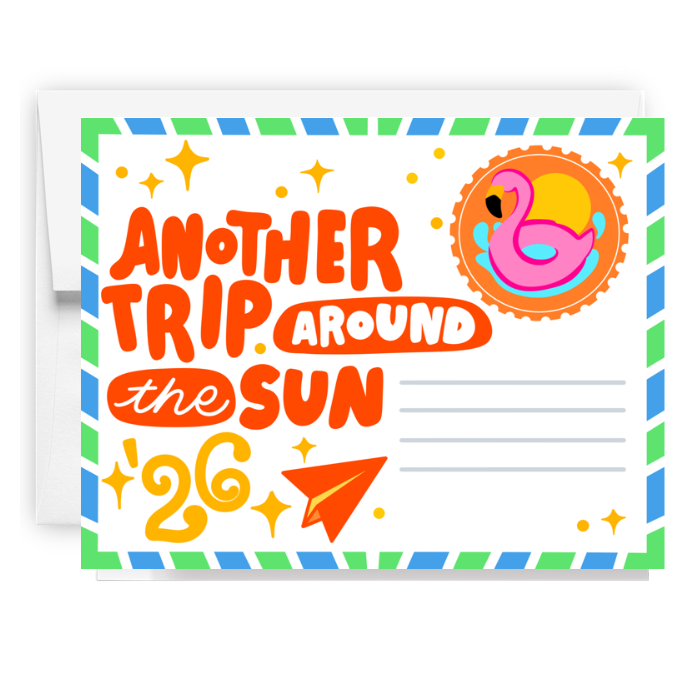 Trip Around The Sun 2026 Card