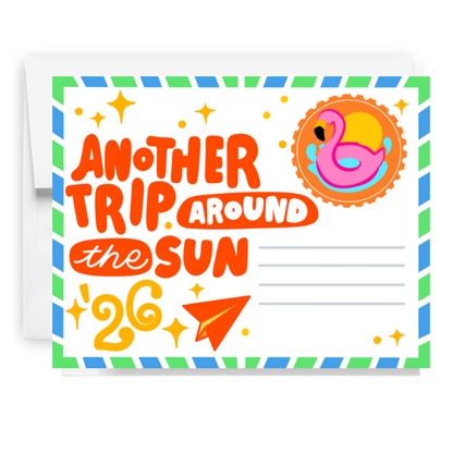 Trip Around The Sun 2026 Card