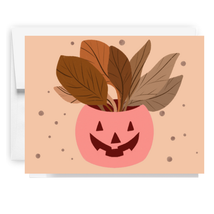 Pumpkin Planter Card