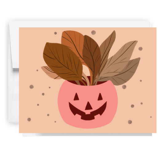 Pumpkin Planter Card