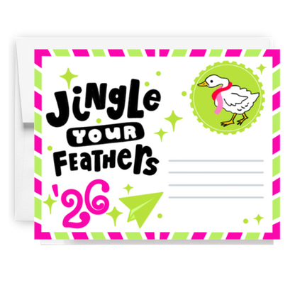 Jingle Your Feathers Post Card