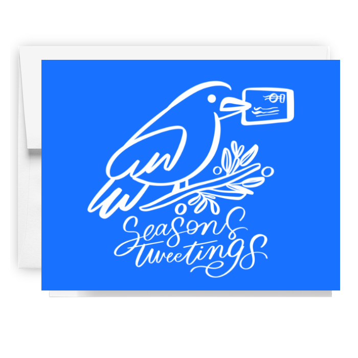 Seasons Tweetings Blue Bird Card