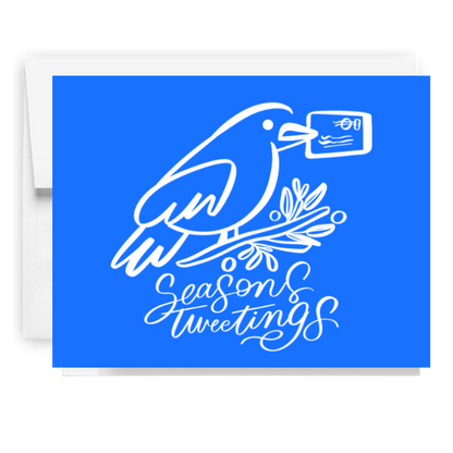 Seasons Tweetings Blue Bird Card