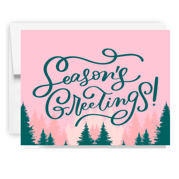 Seasons Greetings Woodland Card