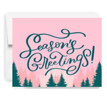 Seasons Greetings Woodland Card