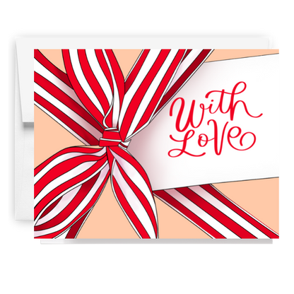 With Love Gift Wrapped Card