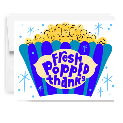 Fresh Popped Thanks Card