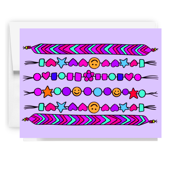Friendship Bracelet Card