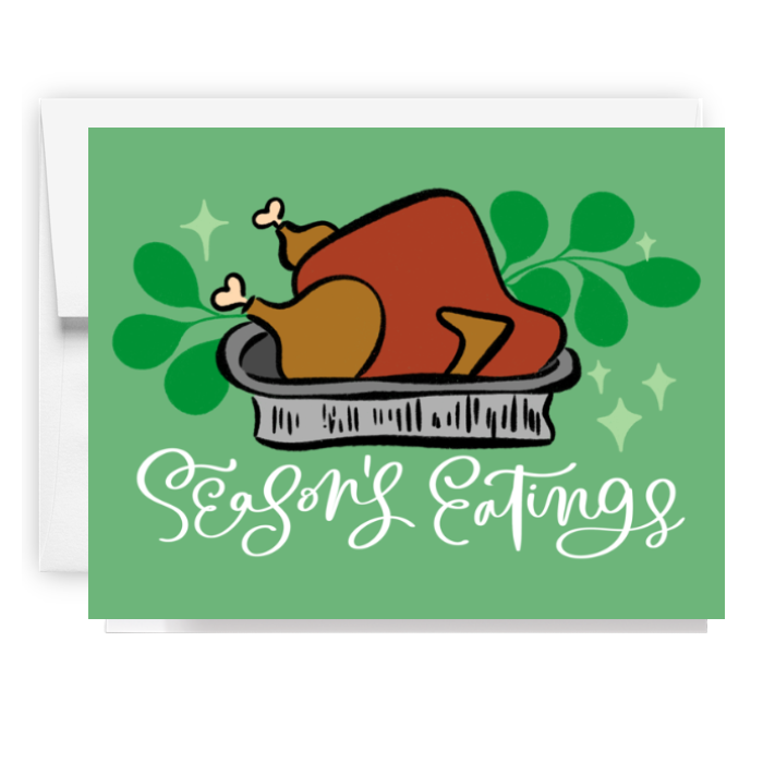 Seasons Eatings Turkey Card