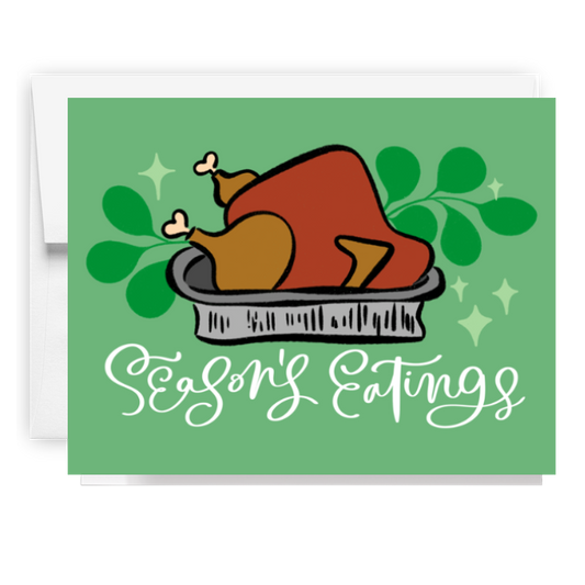 Seasons Eatings Turkey Card