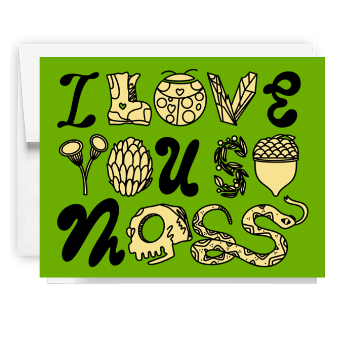 Love You So Moss Card