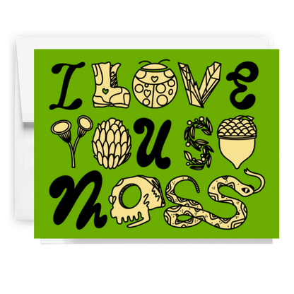 Love You So Moss Card