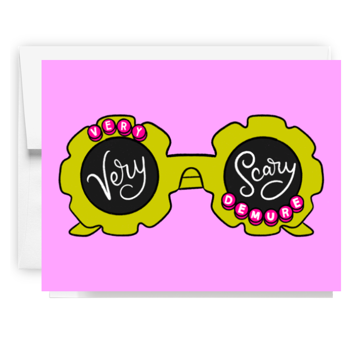 Very Demure Sunglasses Card