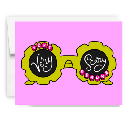 Very Demure Sunglasses Card