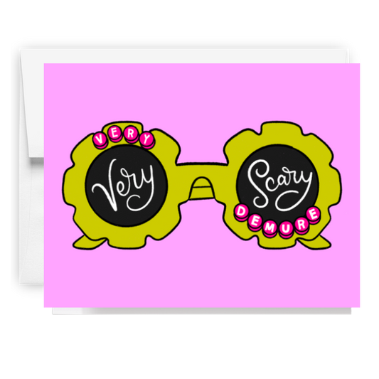 Very Demure Sunglasses Card