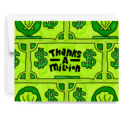 Thanks A Million Card