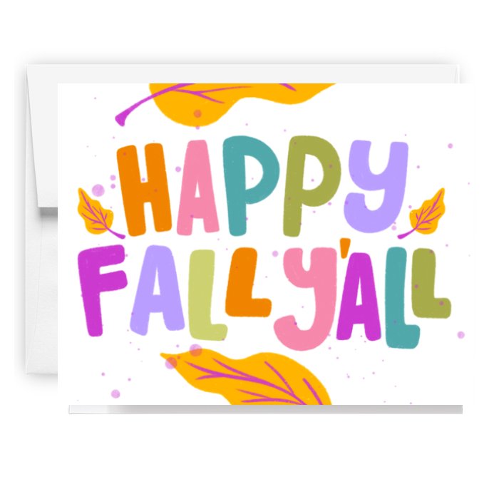 Happy Fall Yall Card