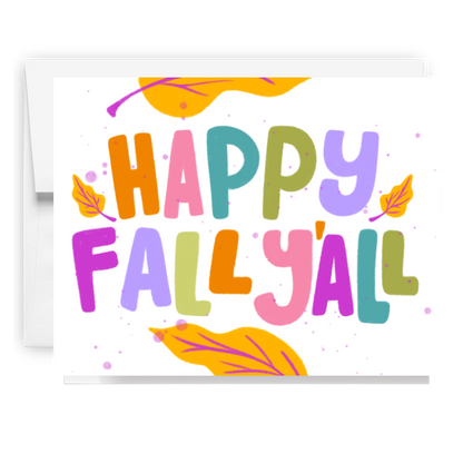 Happy Fall Yall Card