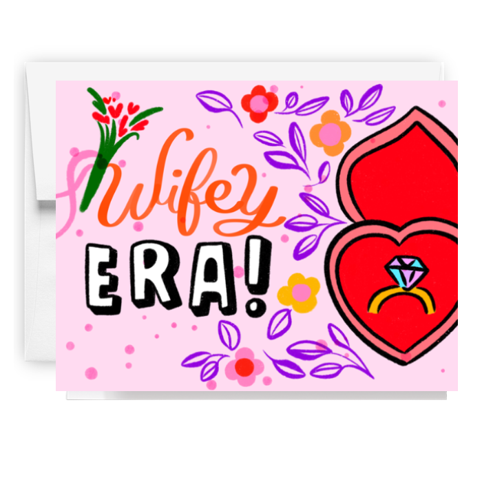 Wifey Era Wedding Card