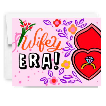 Wifey Era Wedding Card