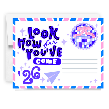 Look How Far Youve Come Card